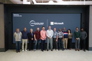 Kleinfelder staff at Microsoft customer experience center