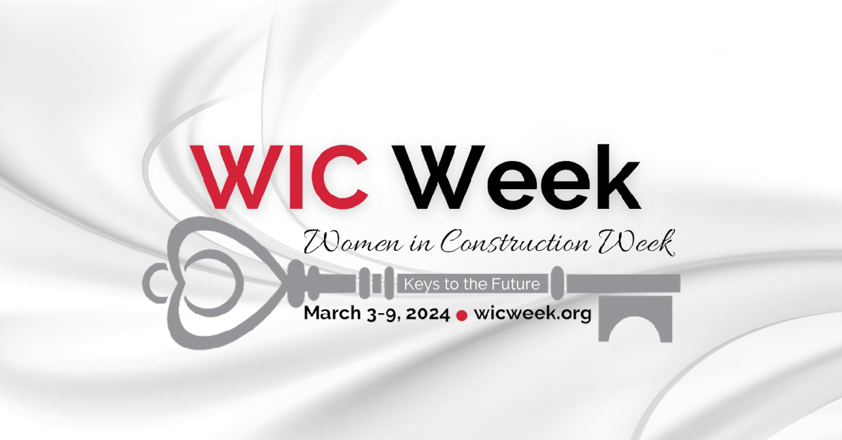 Women in Construction Week 2024 Logo Graphic