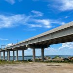 Nice-Middleton Bridge from ground with blue sky