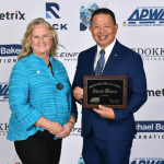 Viv Bianes receiving the APWA San Diego Lifetime Achievement Award