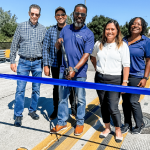 Kleinfelder Construction Services staff celebrate the grand opening of the City of Escondido's Citracado Parkway Extension