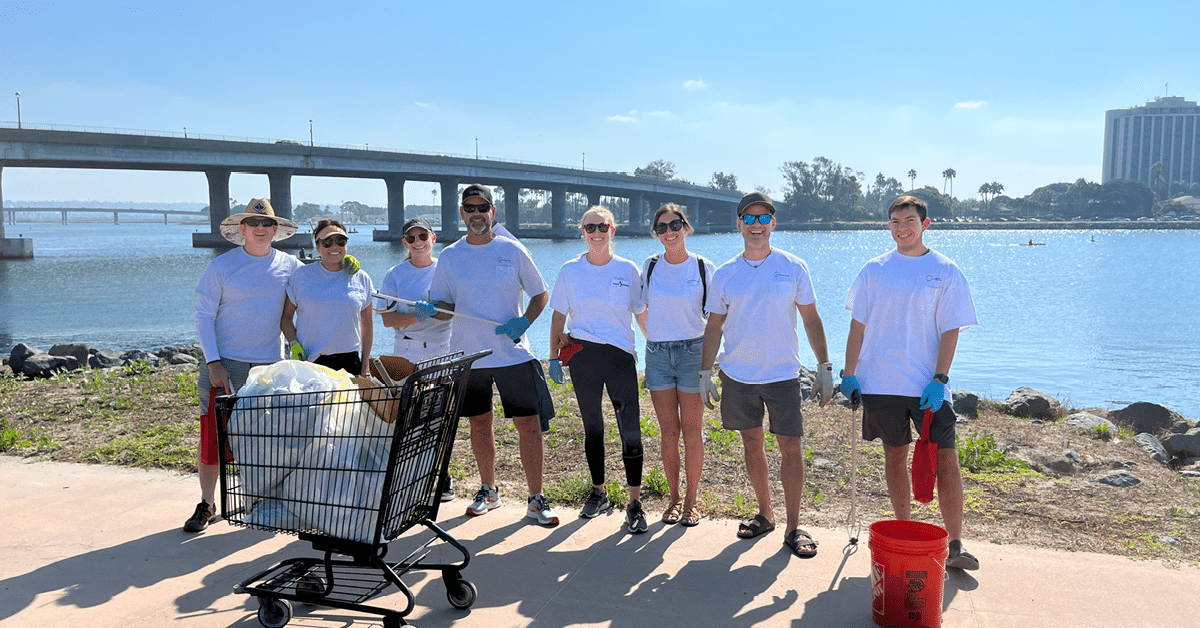 SoCal Water team cleaning up Mission Bay in San Diego