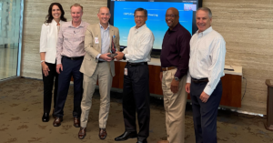 Kleinfelder staff accept the ExxonMobil Ruby Award