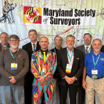 Photo of group being sworn in at the 57th Annual Maryland Society of Surveyors Fall Conference and Exhibition