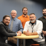 Kleinfelder Ohio Area Staff pose with Penta Career Center Staff at the Ribbon Cutting for the 1205 Training Center