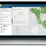 Computer showing City of San Diego lead service line inventory map