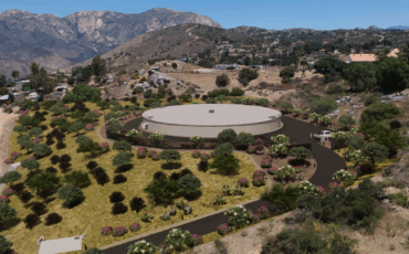 3D Rendering of the Future Blossom Valley Reservoir. Photo courtesy of Padre Dam Municipal Water District.
