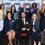 Kleinfelder staff pose with clients and colleagues at the American Public Works Association (APWA) San Diego and Imperial Counties Chapter annual awards program