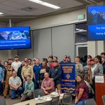 American Welding Society group posing at award ceremony
