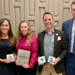 Kleinfelder helps accept an Engineering Achievement Award by the California Water Environment Association (CWEA) San Diego Section for the Vallecitos Water District Meadowlark Water Reclamation Facility Tertiary Disinfection Plant Upgrade Project.