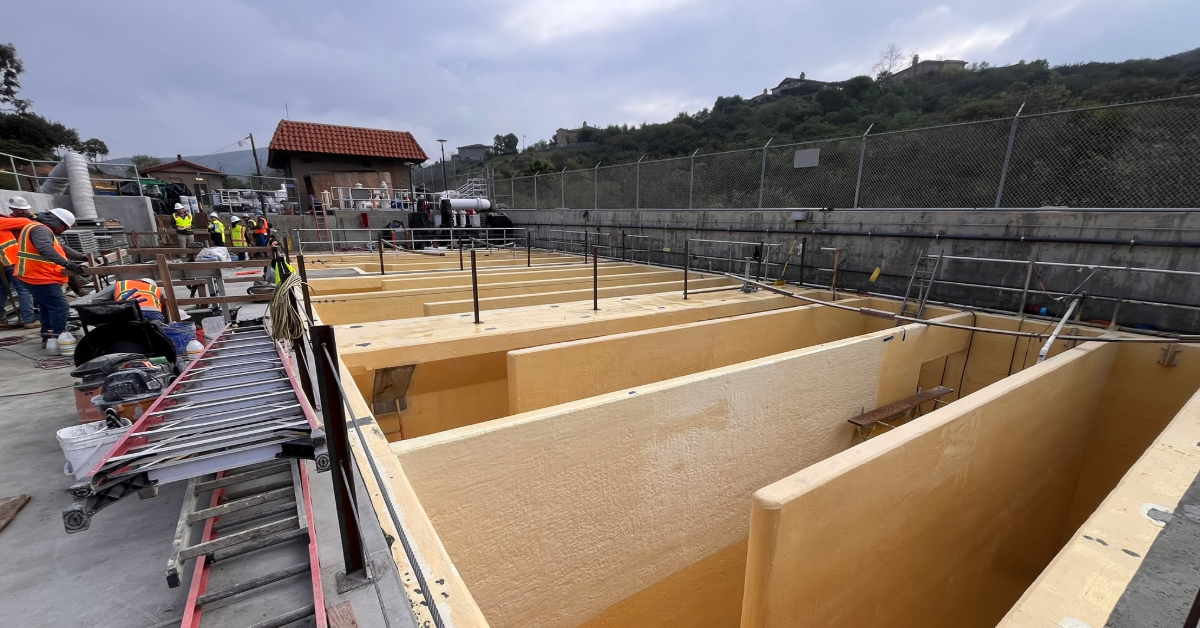 CWEA Award - Vallecitos - 1200x628 (2) Vallecitos Water District Meadowlark Water Reclamation Facility Tertiary Disinfection Plant Upgrade Project. Photo credit: Kleinfelder.