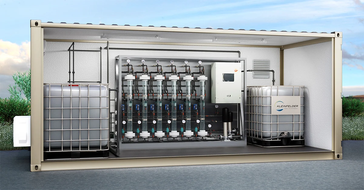 Rendering of PFAS water laboratory in mobile container