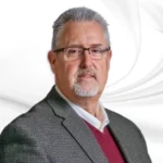 David Goershel headshot on marble background