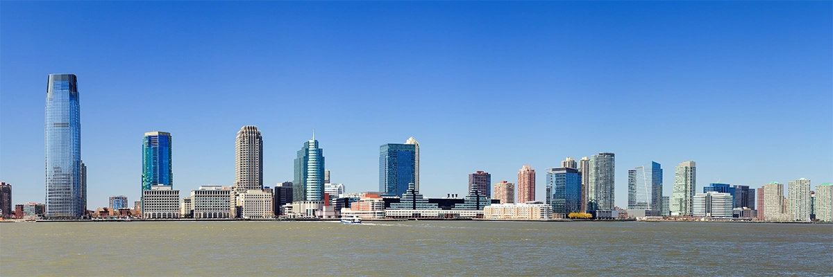 Hoboken New Jersey Hoboken New Jersey skyline in daylight